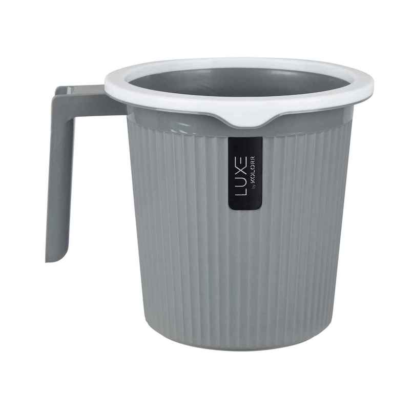 Kolorr Lux Bath Mug | 1.5 Li | Grey | Pack Of 1