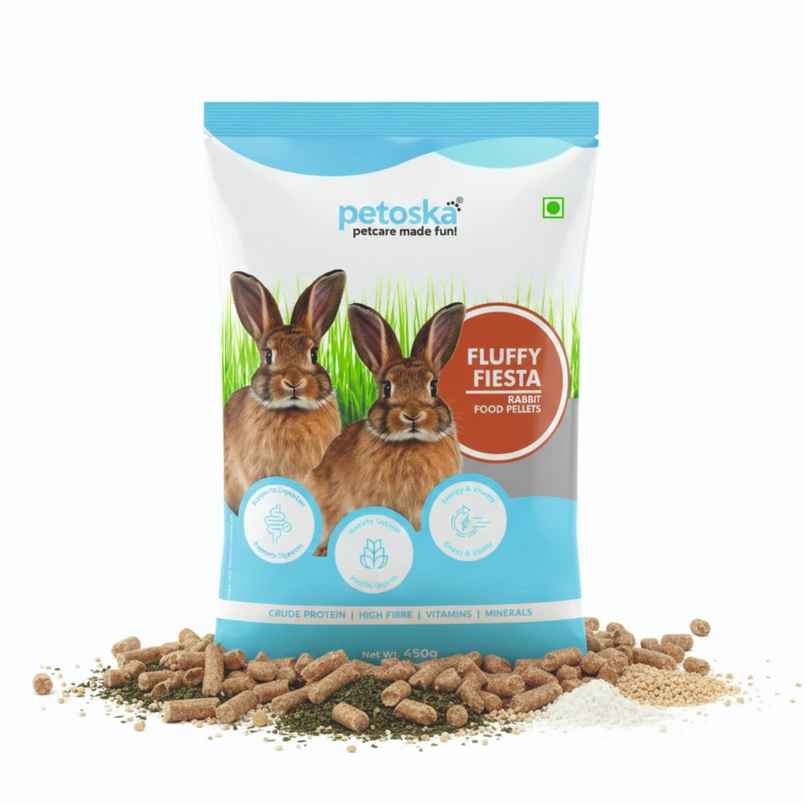 Petoska Rabbit Pellets Fluffy Fiesta
