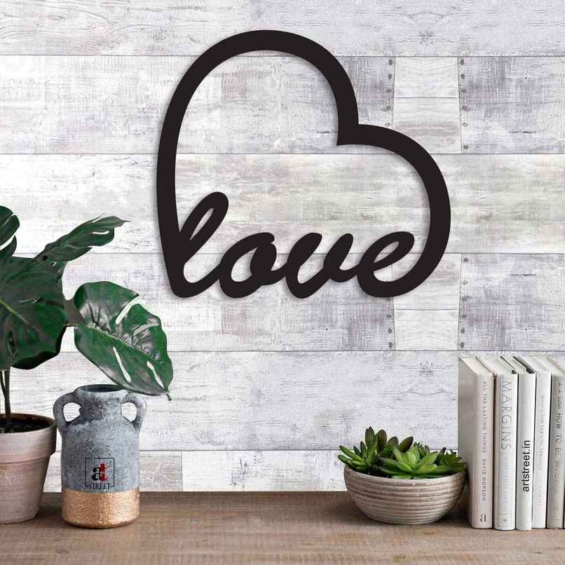 Art Street Love MDF Wall Plaque Art Street Love MDF Wall Plaque