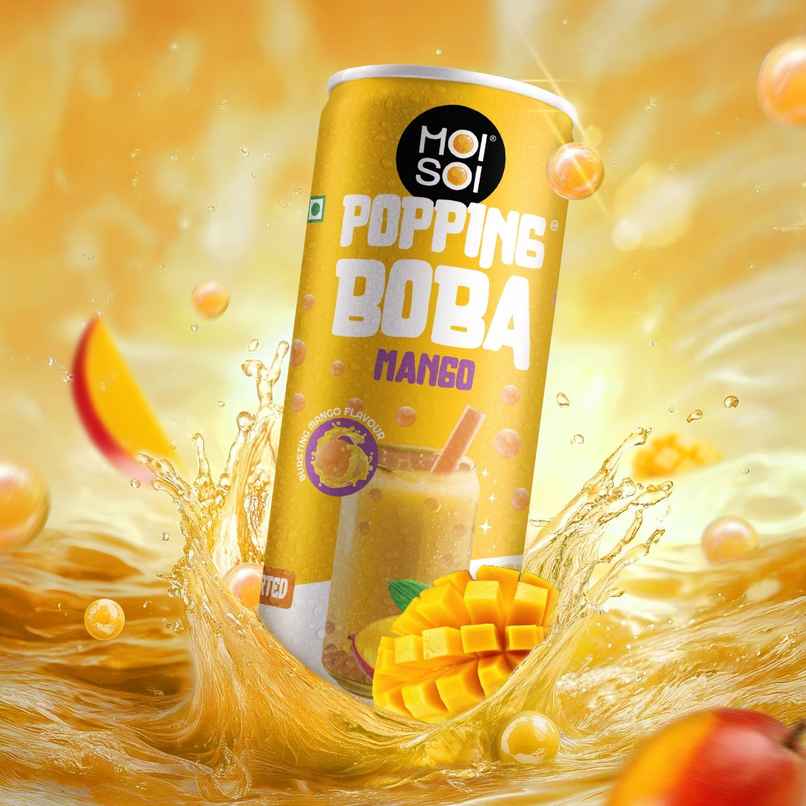 Moi Soi Popping Boba With Mango Fruit Drink