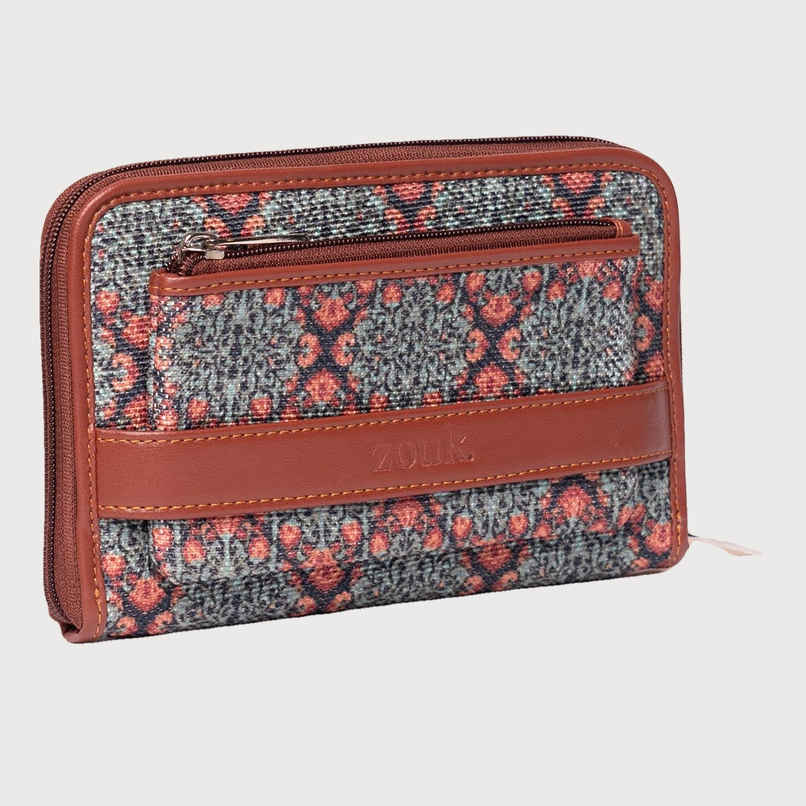 Zouk Women's Vegan Leather Wallets | Multicolour - One Size