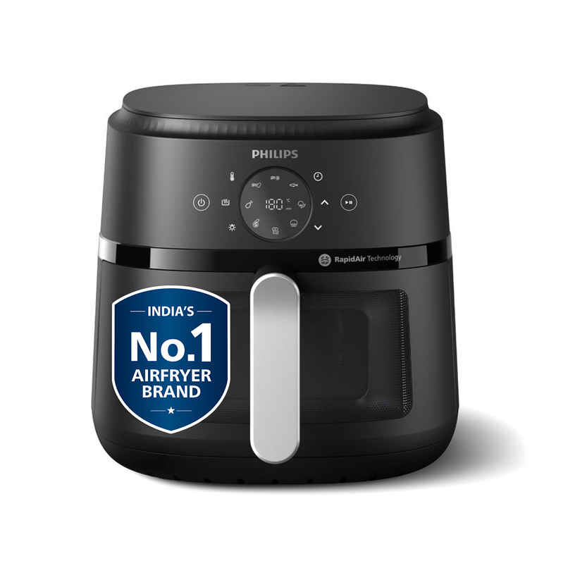 Philips 6.2 Liter Airfryer with Rapid Air Technology and Cooking window - NA231/00 Philips 6.2 Liter Airfryer with Rapid Air Technology and Cooking window - NA231/00