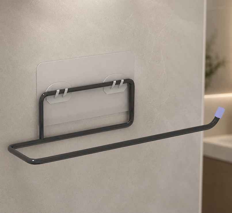 Plantex Toilet Paper Holder | GI Metal | Black Plantex Toilet Paper Holder | GI Metal | Black