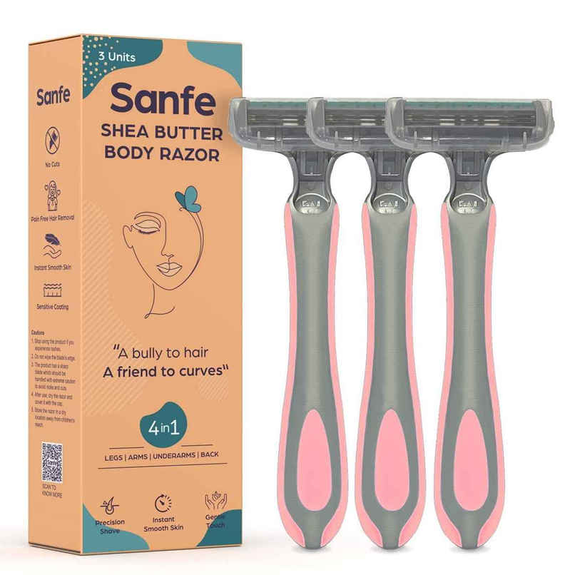 Sanfe Shea Butter Body Razor For Women's Hair Removal