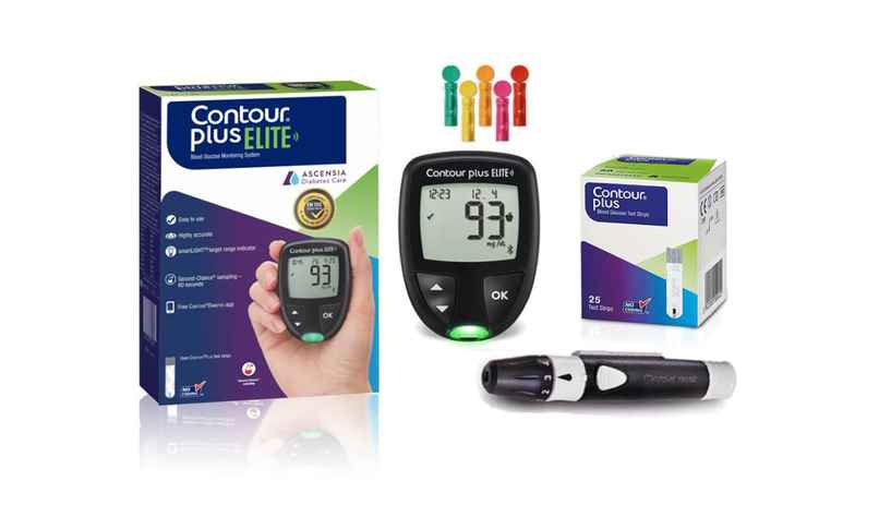 Contour Plus Elite Glucometer With 25 Free Test Strip
