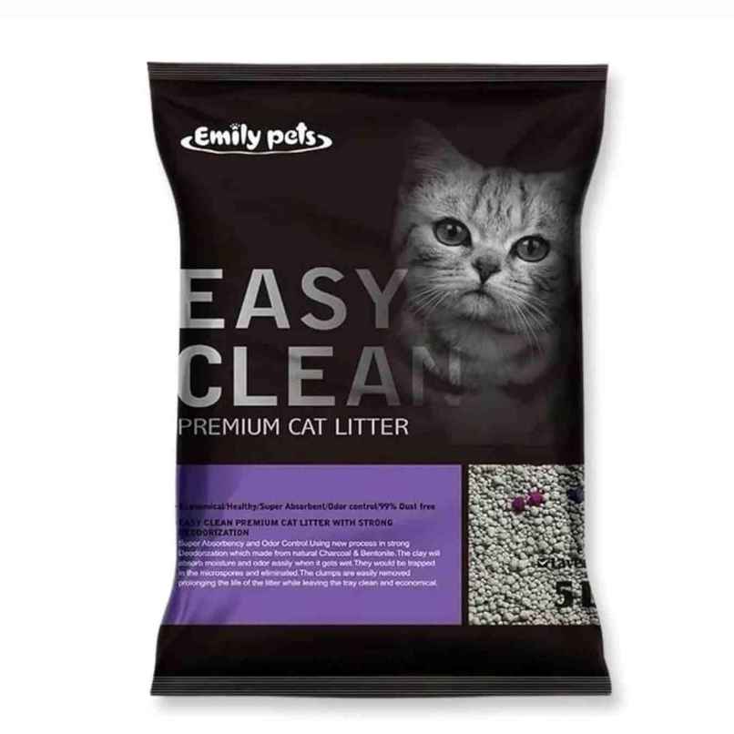 Emily Pets Premium Bentonite Cat Litter - Levender