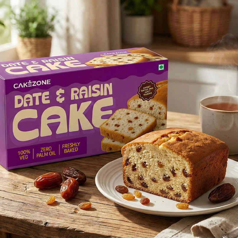 Cakezone Date & Raisin Cake | Zero Palm Oil | Freshly Baked