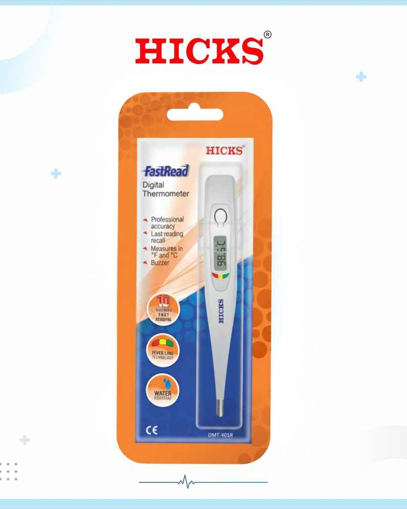 Hicks DMT-401R Fast Read Digital Thermometer (White) Hicks DMT-401R Fast Read Digital Thermometer (White)