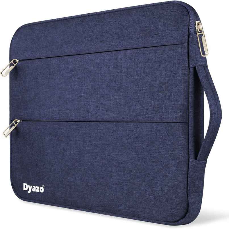 Dyazo Office Protective Laptop Sleeve with Handle | 15 to 15.6 Inch | Blue