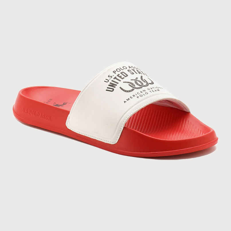 U.S. Polo Assn. Men's | Men Toni Sliders | White | UK 10