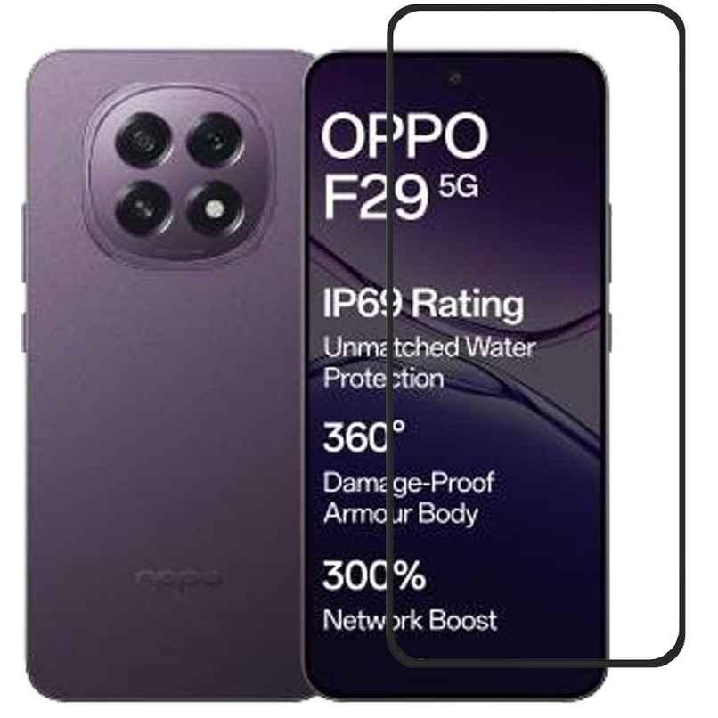 Artistque Tempered Glass for Oppo F29 5G Screen Protector Guard