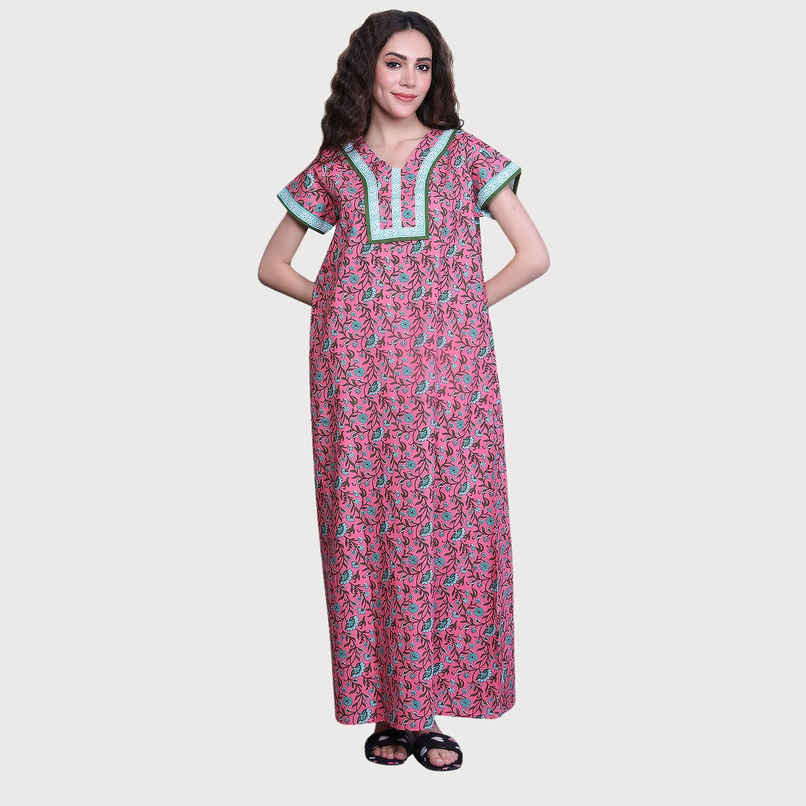 Evolove Women's Nighty Peach LNGCO3300RP-L