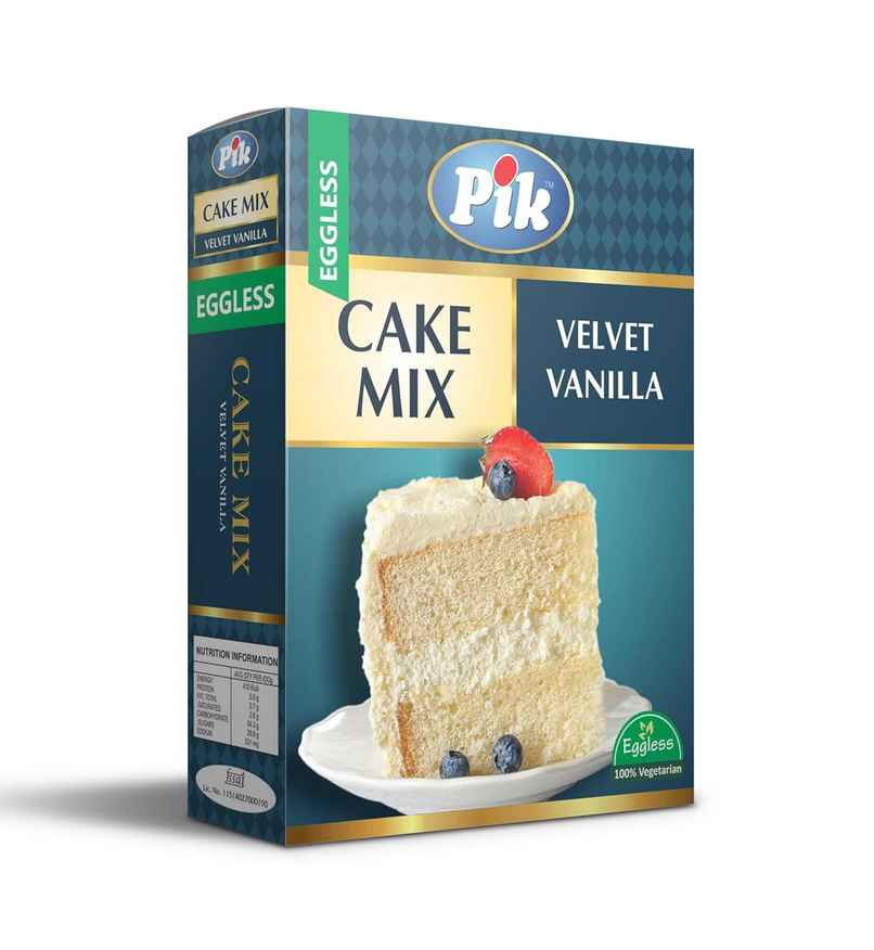 Pik Eggless Cake Mix - Velvet Vanilla