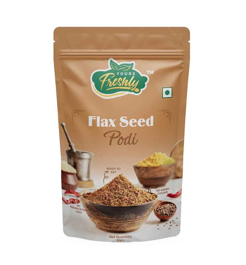 Yours Freshly Flax Seed Gunpowder Podi