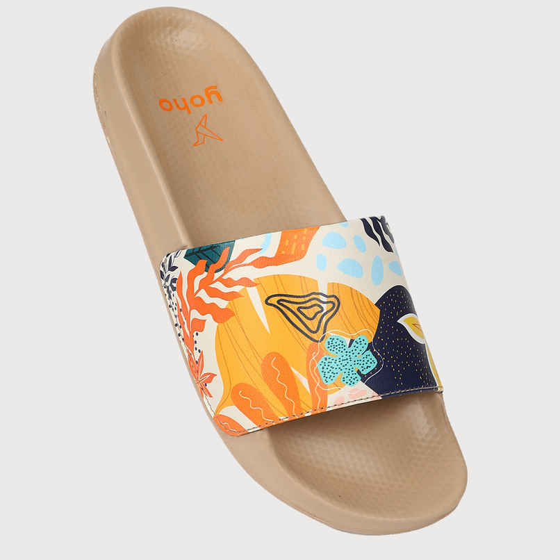 Yoho Women Sliders Tropica | Beige | UK 5