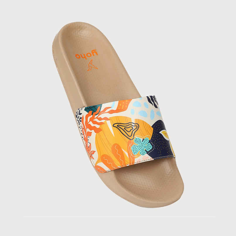 Yoho Women Sliders Tropica | Beige | UK 8