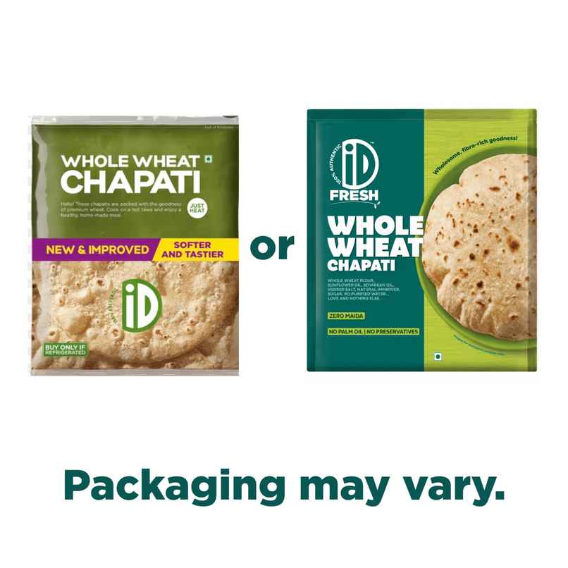 iD Fresh Whole Wheat Chapati (10 pieces) iD Fresh Whole Wheat Chapati (10 pieces)