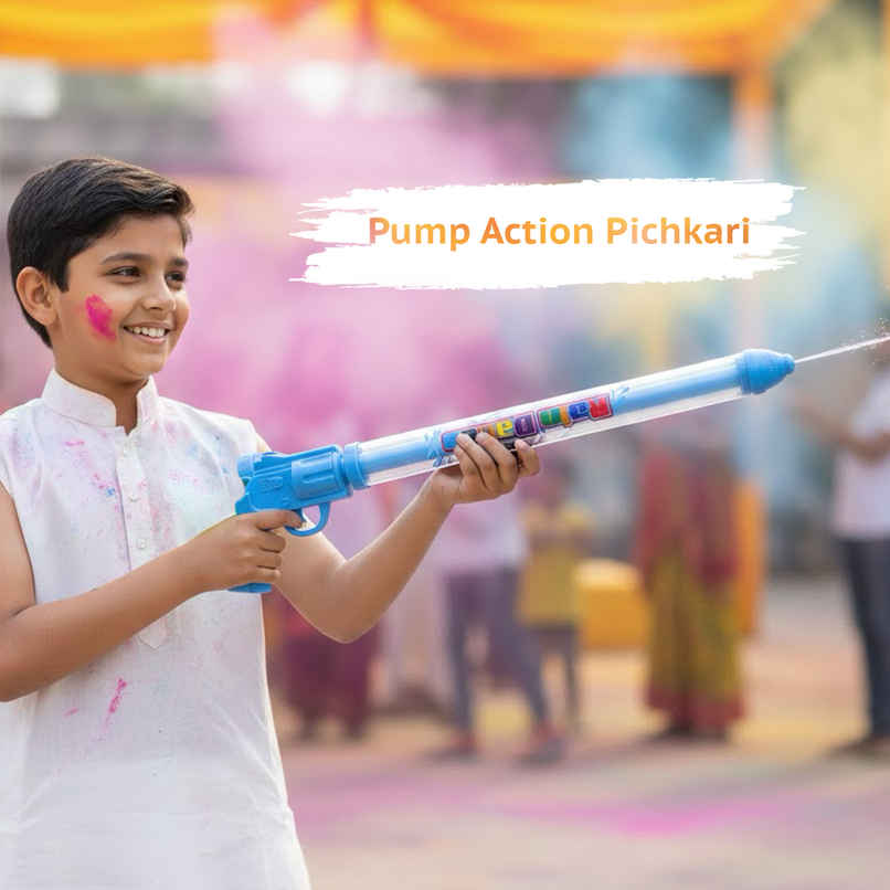 Raindance Shower Holi Pichkari | Blue | Small | Star Toys