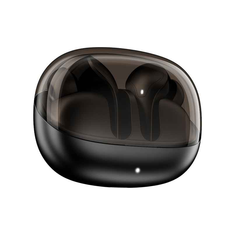 boAt Airdopes Plus 311 TWS, Glass Design, ENx, Fast Charge, 50h Battery Charcoal | Black