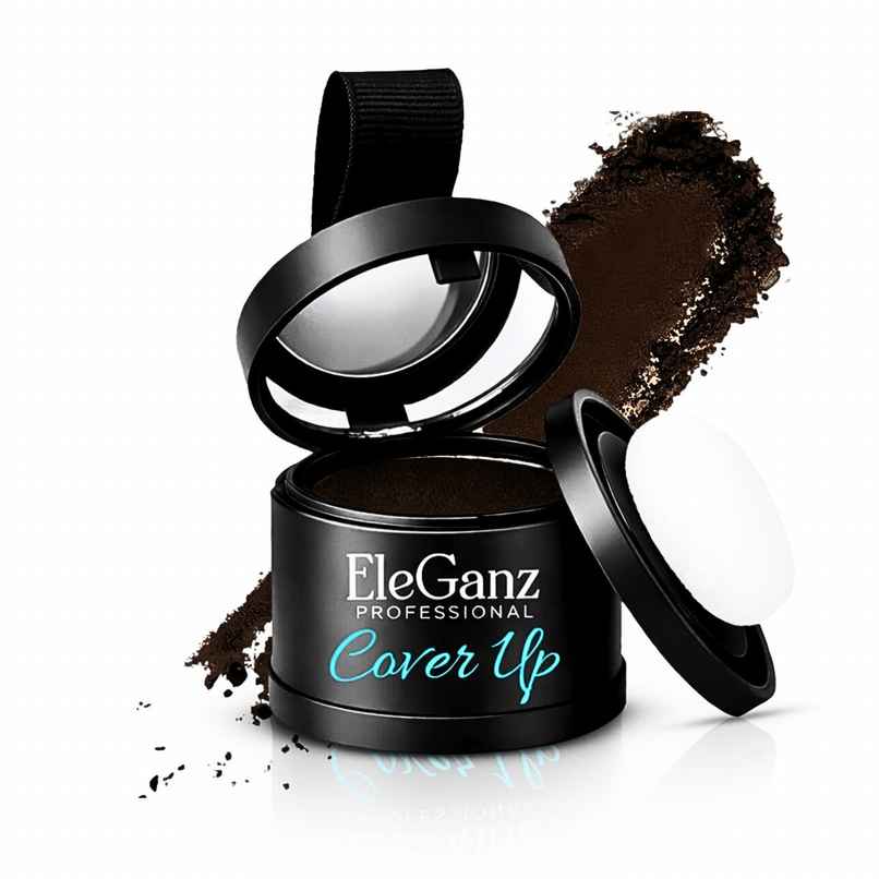 EleGanz Professional Cover-Up Hair Powder | Instant Root Concealer - Brown EleGanz Professional Cover-Up Hair Powder | Instant Root Concealer - Brown