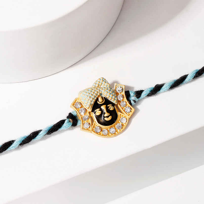 Stone Studded Shreenathji Rakhi | IGP Stone Studded Shreenathji Rakhi | IGP