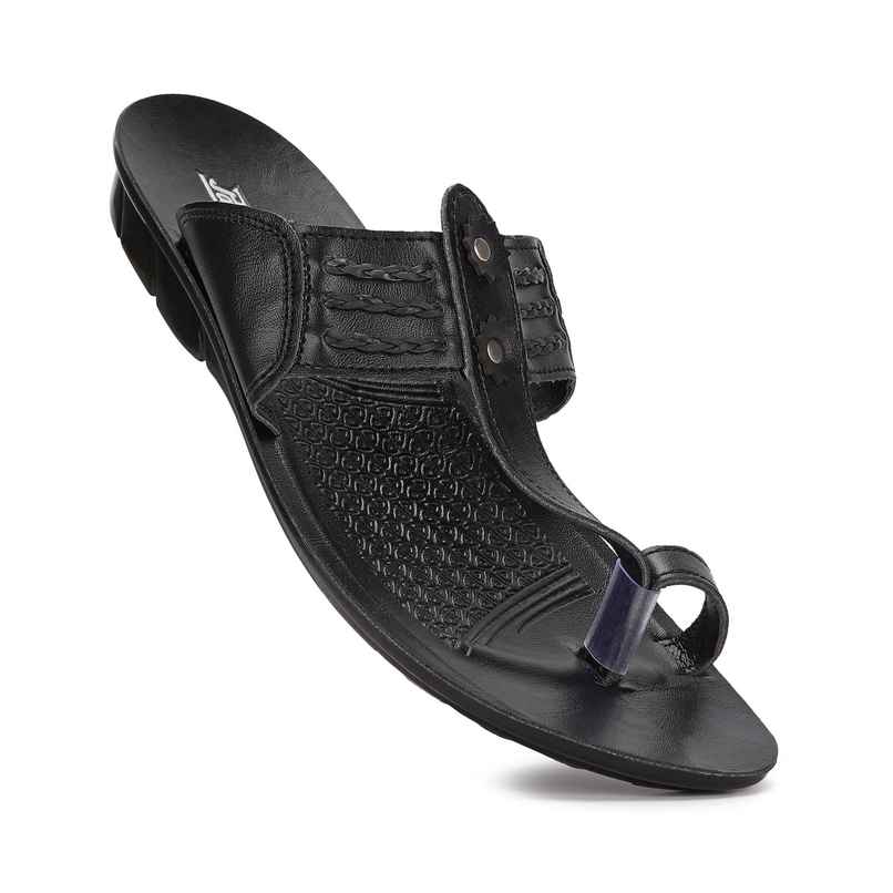 Paragon Men's Black Pu Sandals PUK2230G UK 9