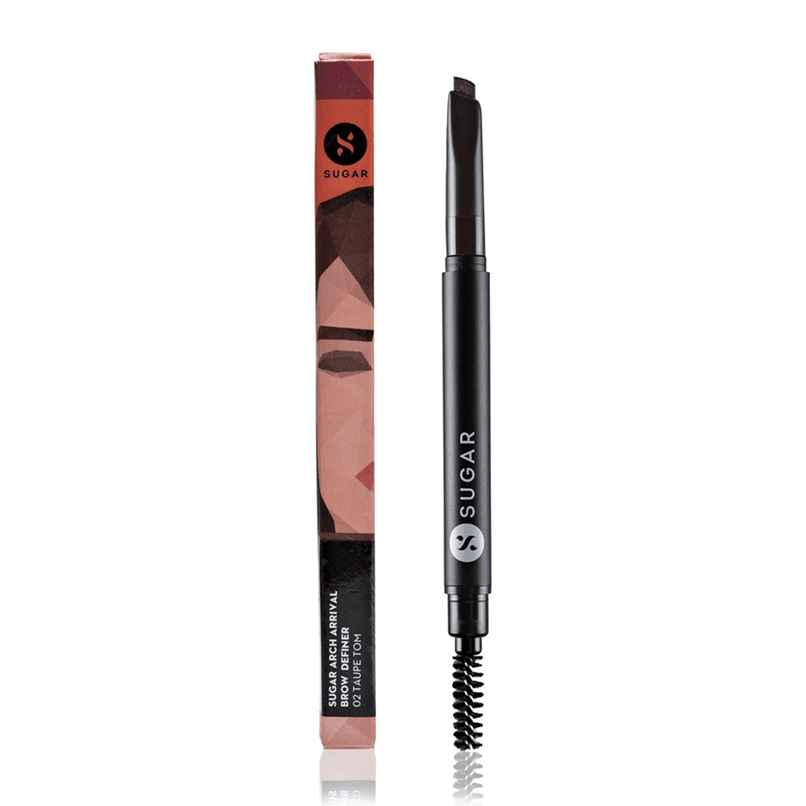 SUGAR Cosmetics Arch Arrival Brow Definer - 02 Taupe Tom (499) SUGAR Cosmetics Arch Arrival Brow Definer - 02 Taupe Tom (499)