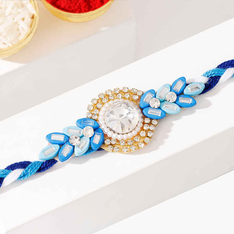 Floral Stone Rakhi | IGP Floral Stone Rakhi | IGP