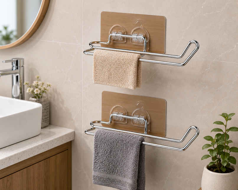 Perpetual Stainless Steel Toilet Paper Holder | Wall Mount | Pack of 2 Perpetual Stainless Steel Toilet Paper Holder | Wall Mount | Pack of 2