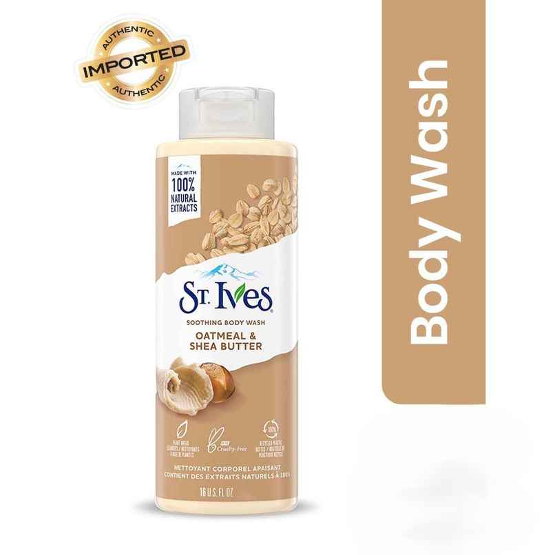 St. Ives Soothing Oatmeal & Shea Butter Shower Gel | For Smooth Skin