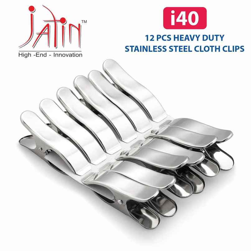 Jatin Steel Cloth Clips | I-40 SS Jatin Steel Cloth Clips | I-40 SS
