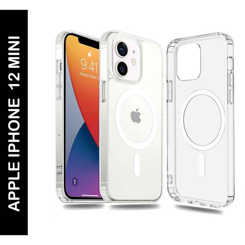 Artistque Case for Iphone 12 Mini Back Cover - Transparent Clear Magsafe Artistque Case for Iphone 12 Mini Back Cover - Transparent Clear Magsafe