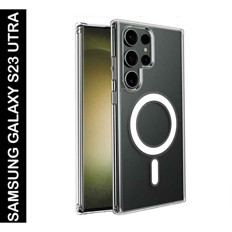 Artistque Case for Samsung S23 Ultra 5g Back Cover - Transparent Clear Magsafe