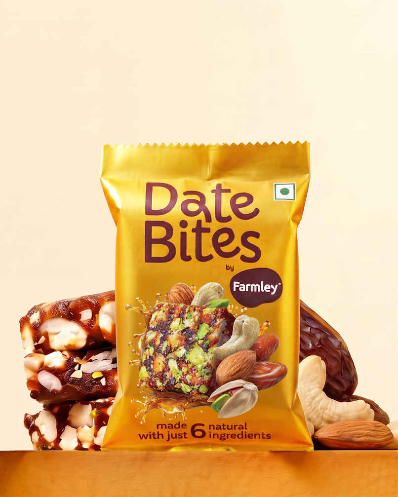 Farmley Date Bites Dry Fruit Burfi - No Added Sugar Farmley Date Bites Dry Fruit Burfi - No Added Sugar
