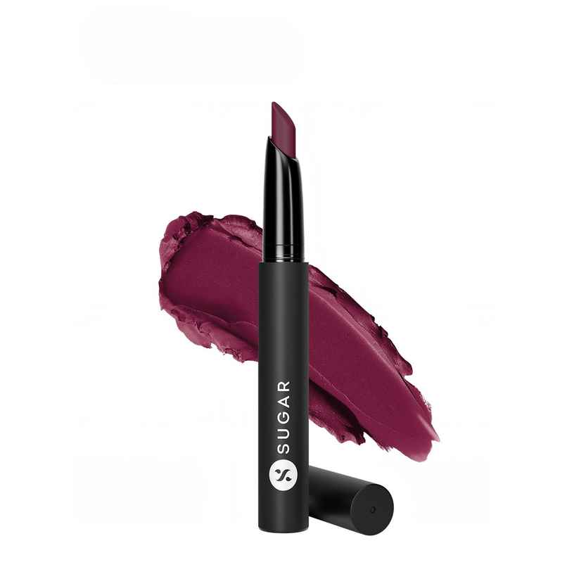 SUGAR Cosmetics Matte Attack Transferproof Lipstick | 03 The Grandberries | Dark Berry