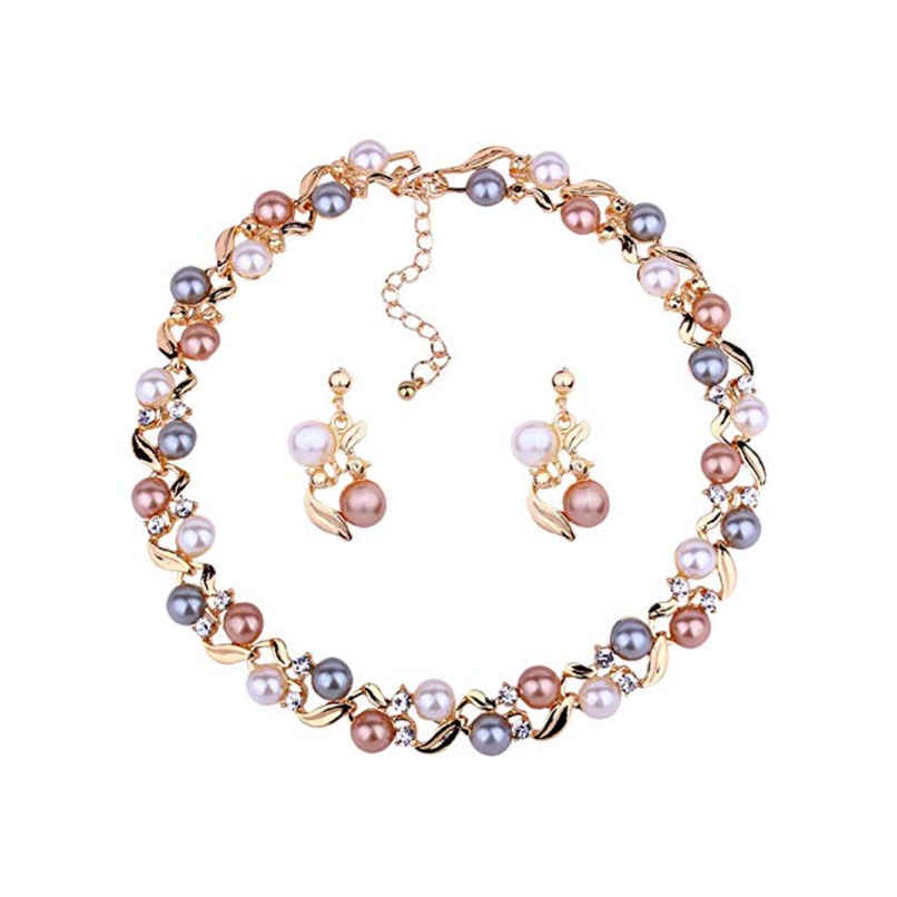 YouBella Stylish Latest Design Necklace Set Jewellery Set for Women (YBNK - 5659)