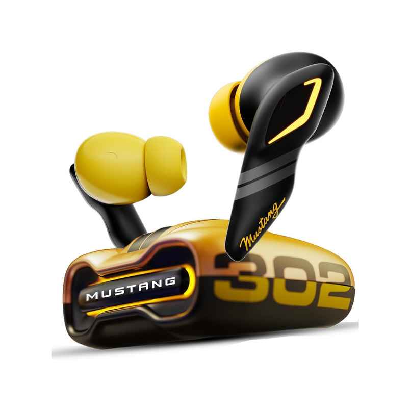 GOBOULT Mustang Torq | 50Hrs Battery | App Support | 4 Mic Enc | 5.4V BT | Yellow GOBOULT Mustang Torq | 50Hrs Battery | App Support | 4 Mic Enc | 5.4V BT | Yellow