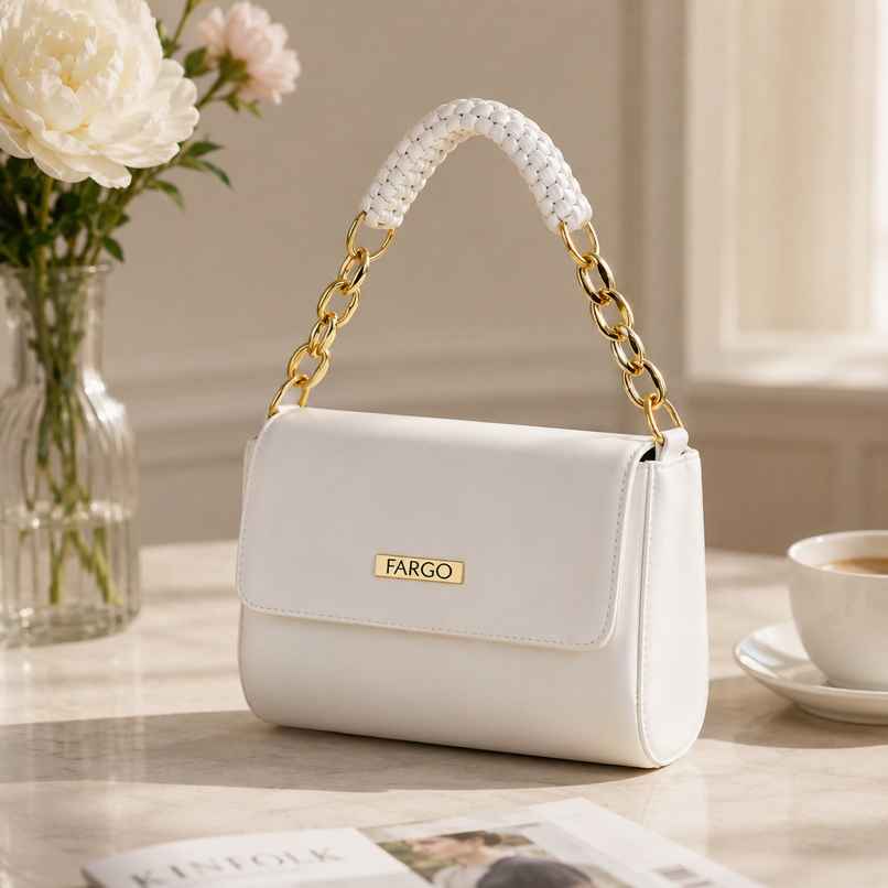 Fargo White Stylish Sling Bag | FGO-688 Fargo White Stylish Sling Bag | FGO-688