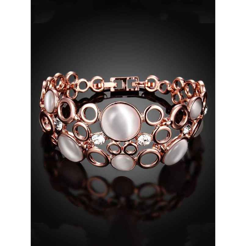 YouBella Latest Design Party Wear Jewellery Gold Plated Charm Bracelet for Women (YBBN - 91640)