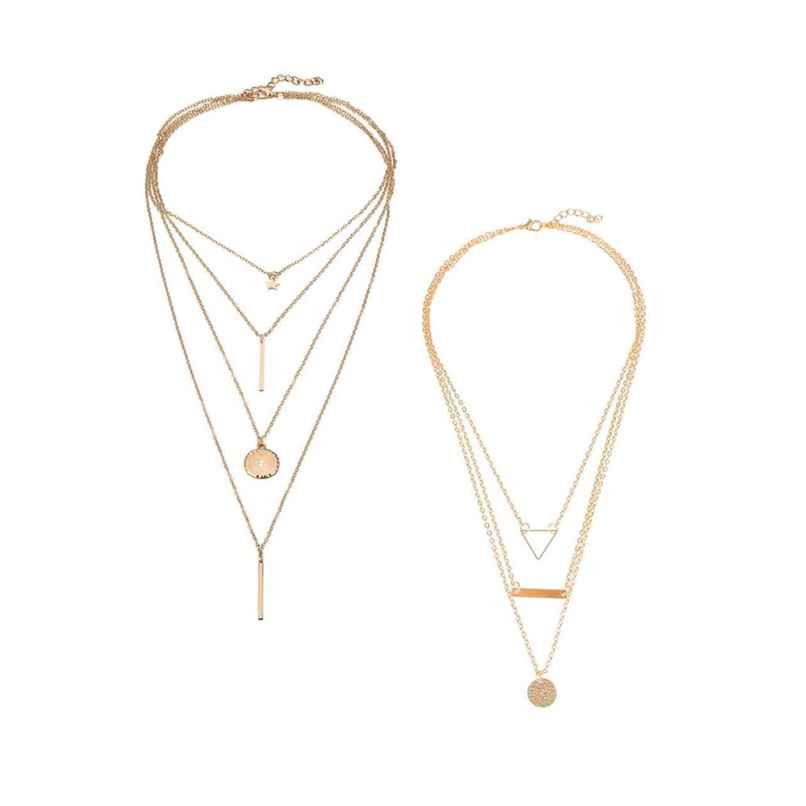 Youbella Jewellery Stylish Combo Of Two Necklace Chains For Women And Girls(Ybnk - 5941) Youbella Jewellery Stylish Combo Of Two Necklace Chains For Women And Girls(Ybnk - 5941)