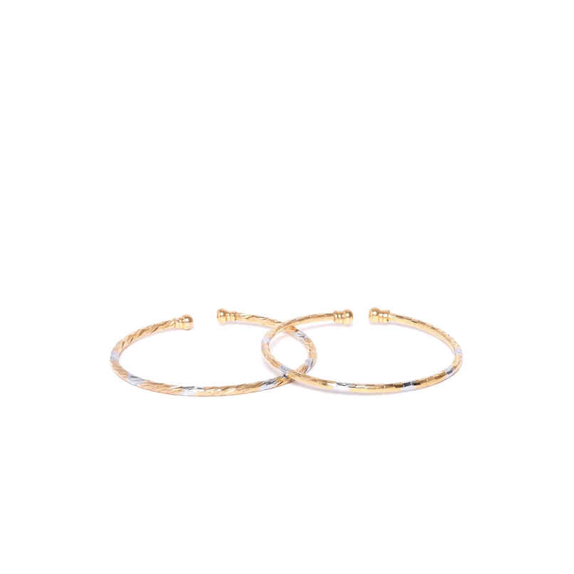 YouBella Silver and Gold Base Gold-plated Adjustable Bracelet for Girls & Women (YBBN - 91603)