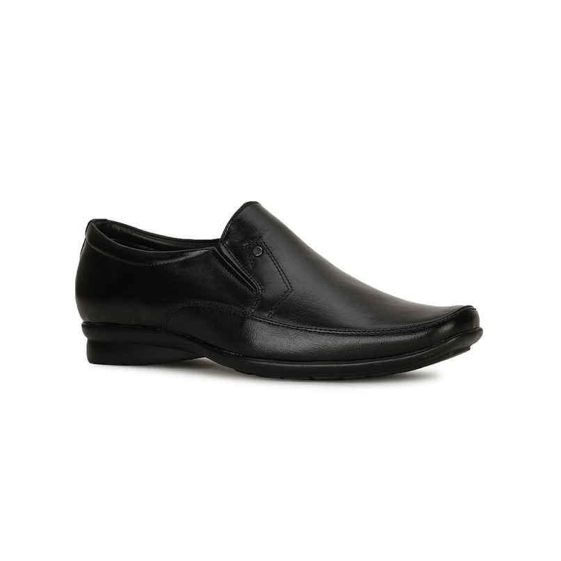 Bata Black Slip On Formal Shoes For Men | 7 UK