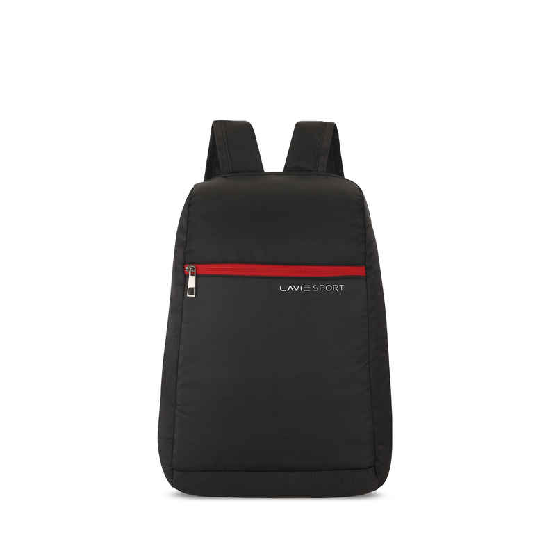 Lavie Sport Unisex Solid Polyester 11 L Top Handle Backpack | Black Lavie Sport Unisex Solid Polyester 11 L Top Handle Backpack | Black
