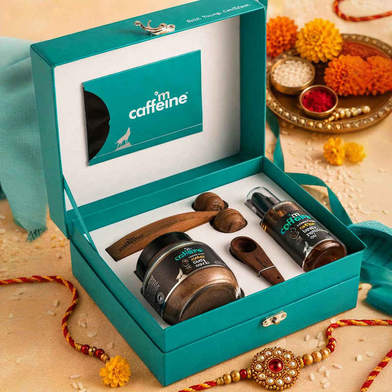 mCaffeine Coffee De-Stress Gift Set for Skin Care | Premium Skincare