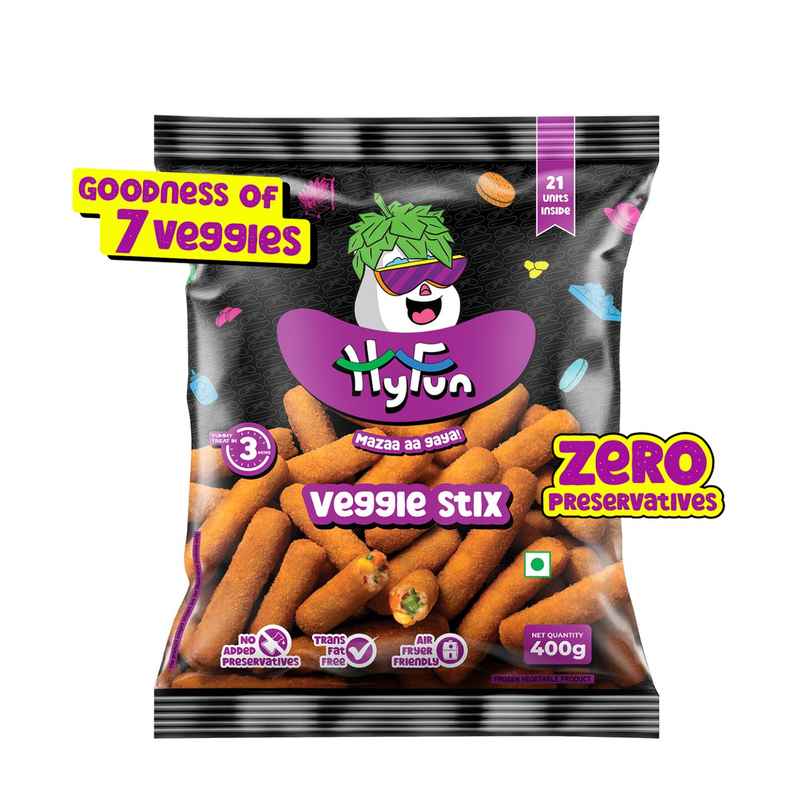 HyFun Veggie Stix, Tasty & Wholesome, Veg Snack | Frozen