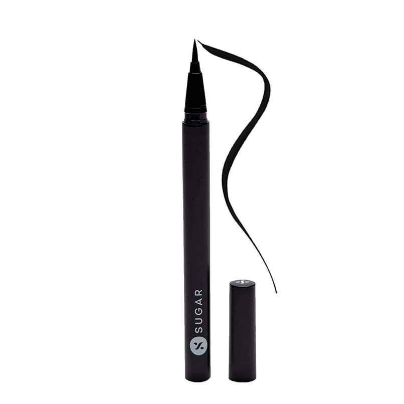 SUGAR Cosmetics Arrested For Overstay Waterproof Eyeliner- 01 I'll Be Black (Black)