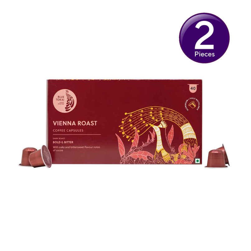 Blue Tokai Vienna Dark Roast Coffee Capsule Combo