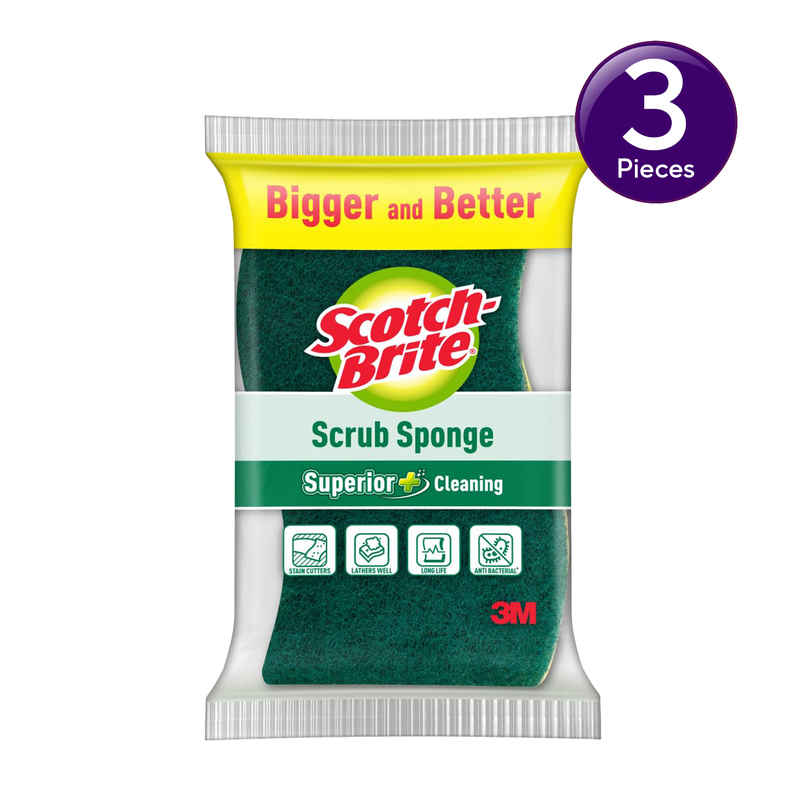 Scotch-Brite Scrub Sponge - 6.9 x 10 Combo 