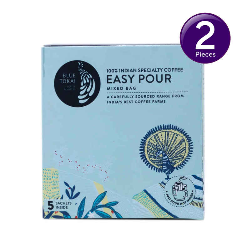 Blue Tokai Easy Pour Light Ground Coffee Combo