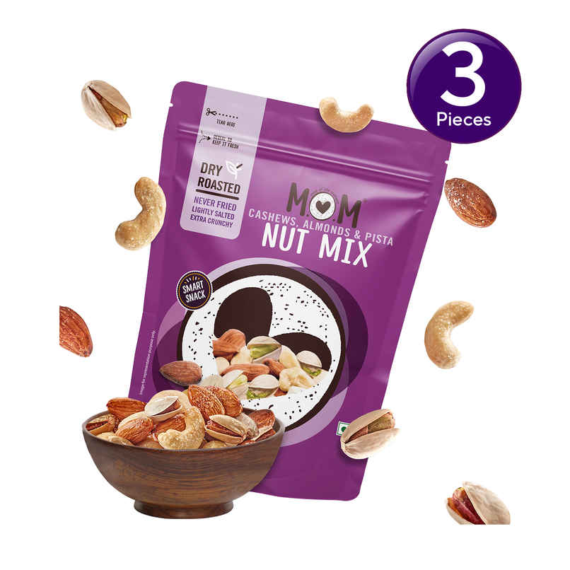 MOM Roasted Cashews, Almonds & Pista Nut Mix Combo MOM Roasted Cashews, Almonds & Pista Nut Mix Combo